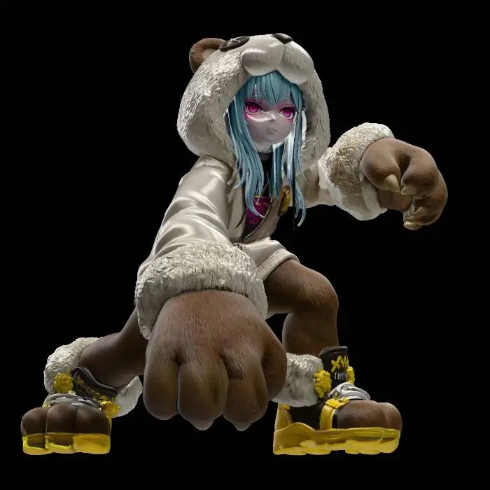 3D model for respeta la imagen ponto en otra pose