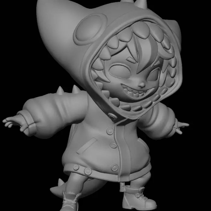 3D model for respeta la imagen ponto en otra pose