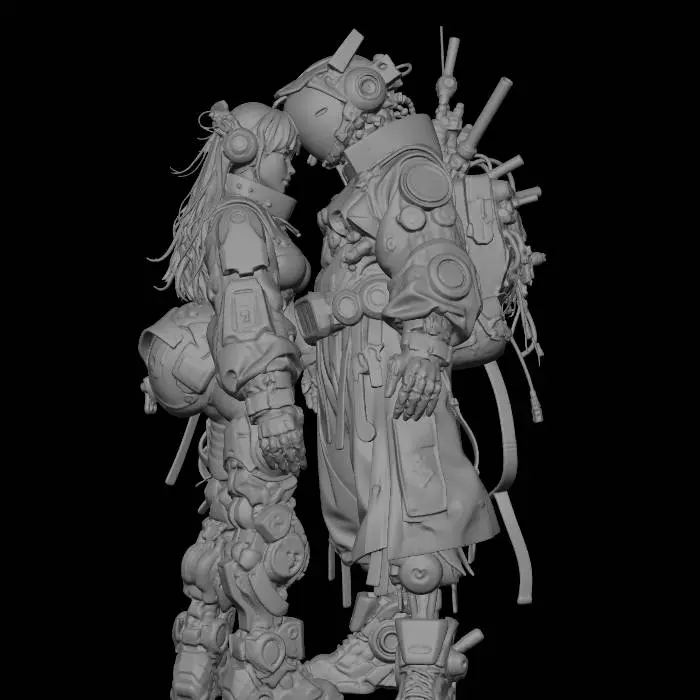 3D model for respeta la imagen ponto en otra pose