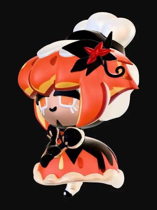 3D model for Pumpkin Princess