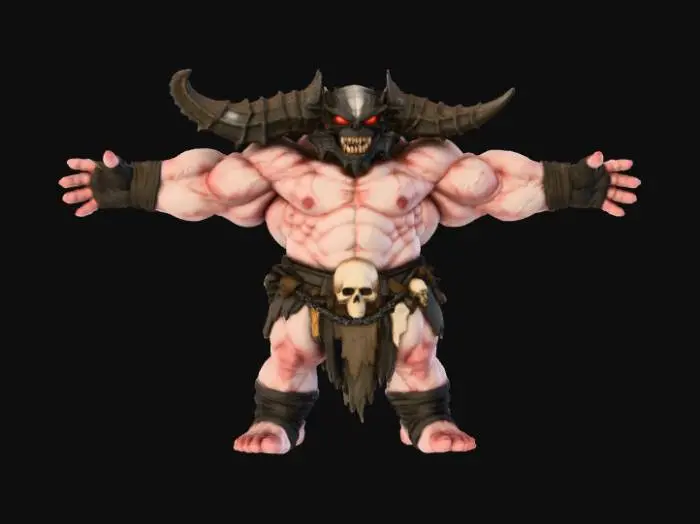 3D model for Infernal Colossus