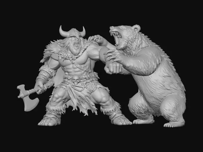 3D model for Warrior's Bear Clash