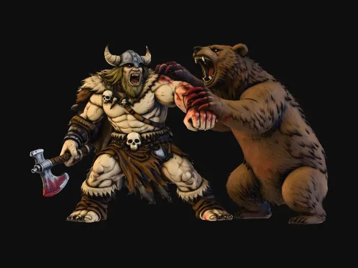 3D model for Warrior's Bear Clash