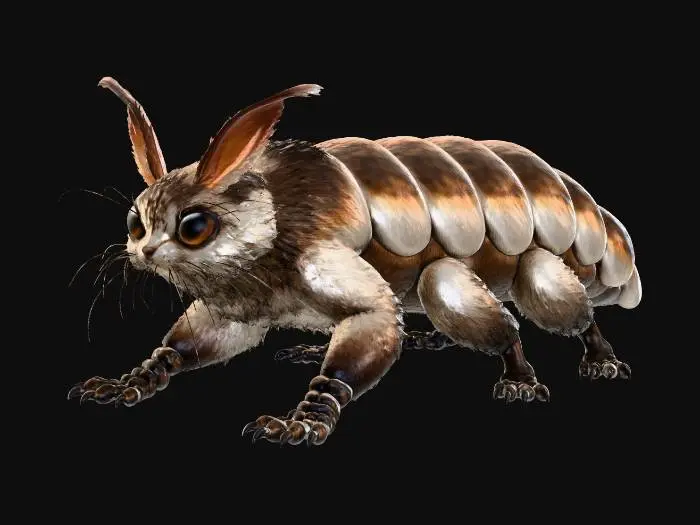 3D model for Catapillar Fantasy Creature