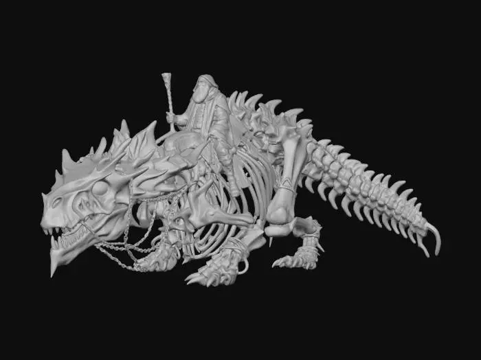 3D model for Wasteland Necromancer