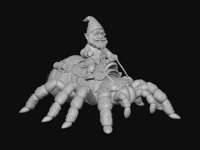 3D model for Gnome Rider