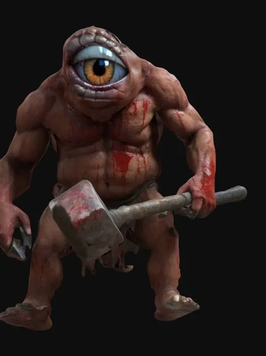3D model for Cyclopean Hammerbeast