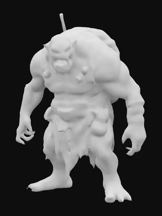 3D model for Troll Warrior