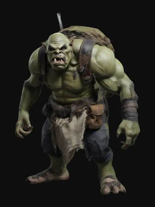 3D model for Troll Warrior