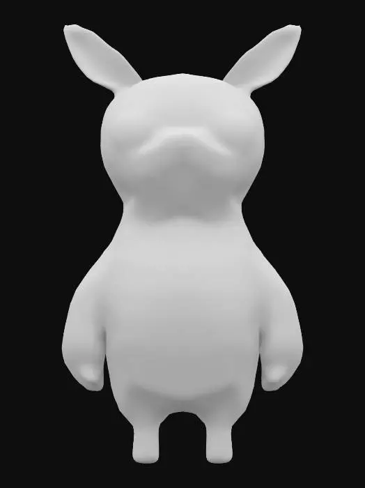 3D model for Knit Bunny Pal