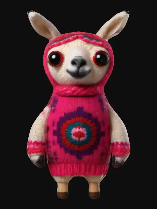 3D model for Knit Bunny Pal