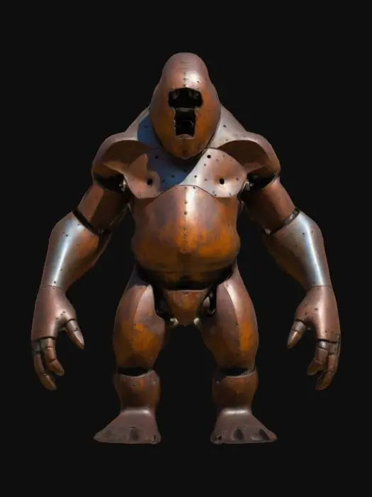 3D model for A-POSE CAVE TROLL HUGE BUILD, RIG, OPEN MOUTH, EVIL LOOKING, NO CLOTHING
