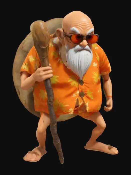 3D model for Master Roshi