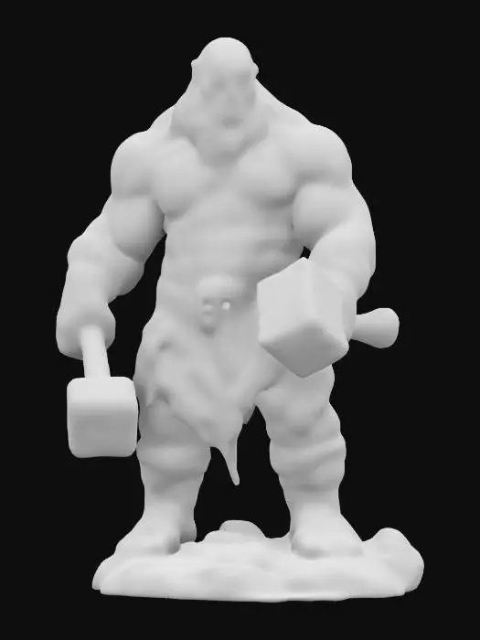 3D model for Ogre Warrior