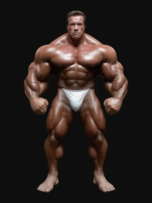 3D model for arnold schwarzenegger as mr olympia