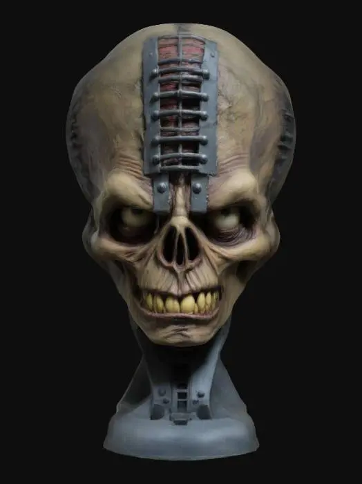 3D model for Xenomorph Skull Fusion