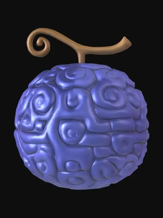 3D model for Purple Swirl Fruit