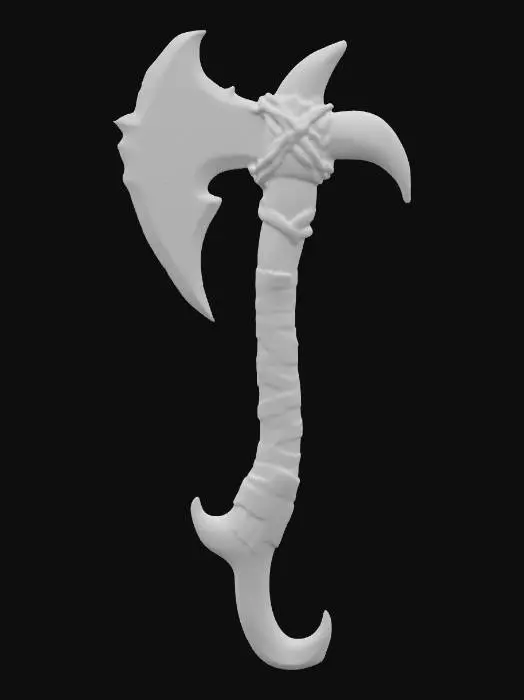 3D model for Ancient Battleaxe