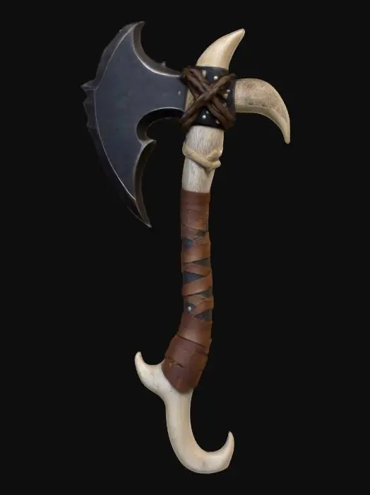 3D model for Ancient Battleaxe