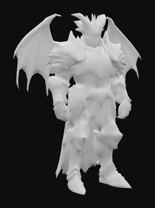 3D model for Infernal Warlord, #PBR#