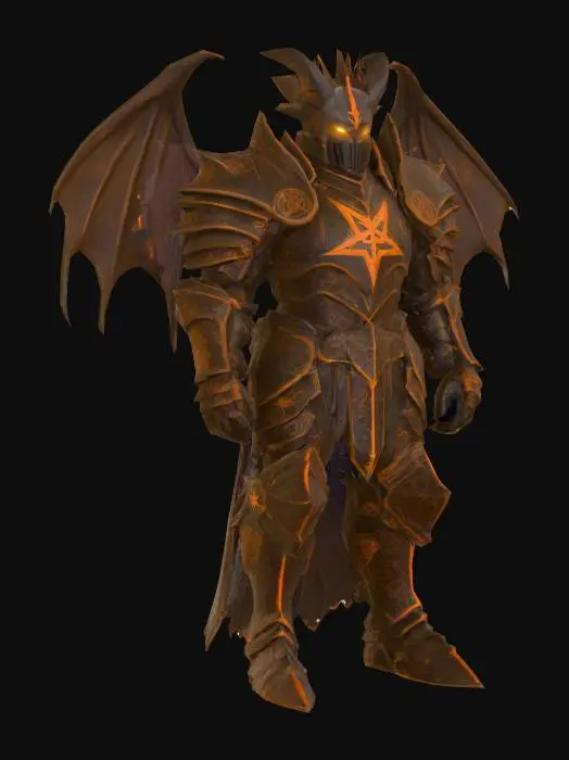 3D model for Infernal Warlord, #PBR#