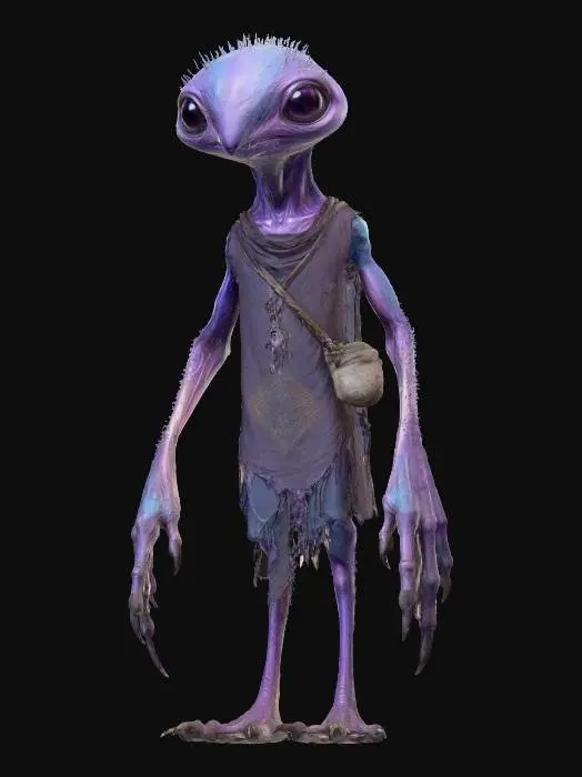 3D model for Alien Wanderer