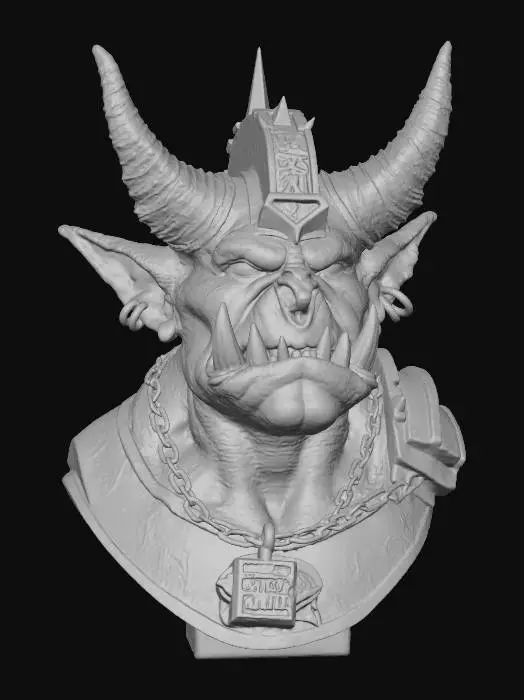 3D model for Orc King, #villain#