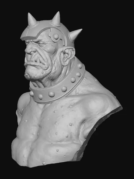 3D model for Spiked Warrior, #villain#