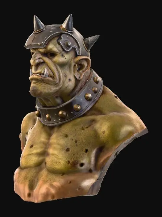 3D model for Spiked Warrior, #villain#