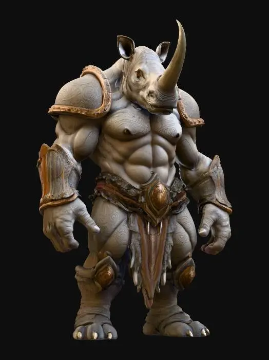 3D model for Rhino Gladiator, #villain#