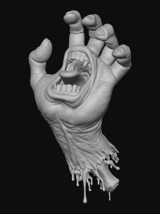 3D model for Screaming Hand