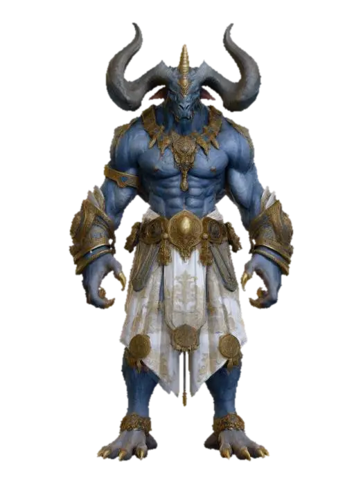 Infernal Monarch 3D model, vytvořený pomocí AI