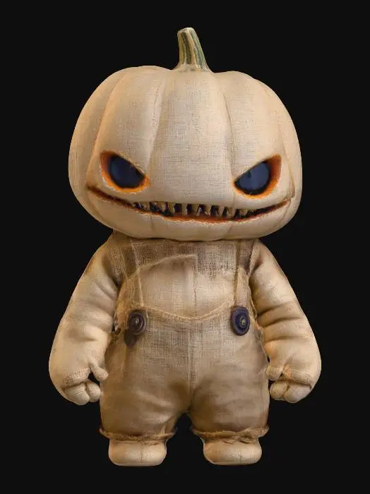 3D model for Pumpkin Stitchling, #Halloween2025#