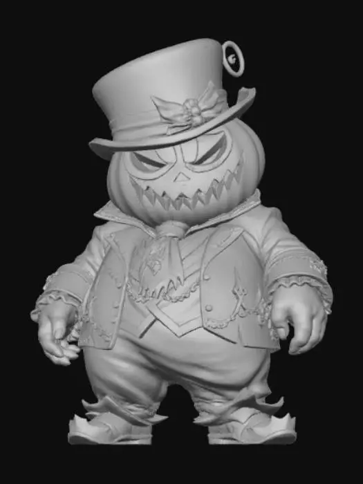 3D model for Pumpkin Gentleman