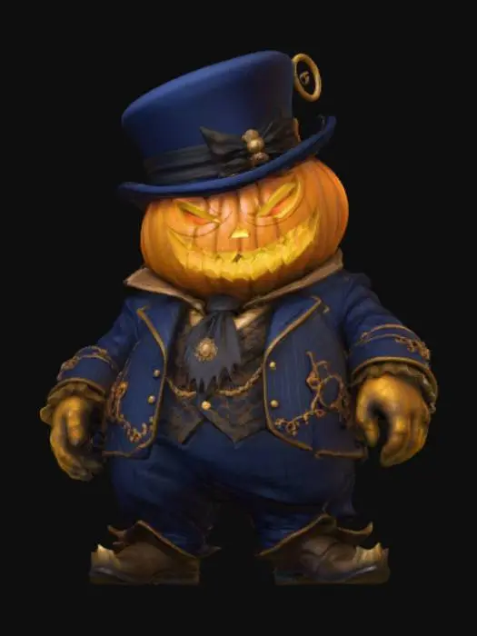 3D model for Pumpkin Gentleman