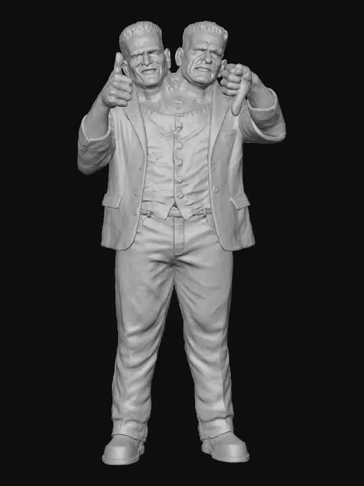 3D model for Duality Unveiled, #Halloween2025#