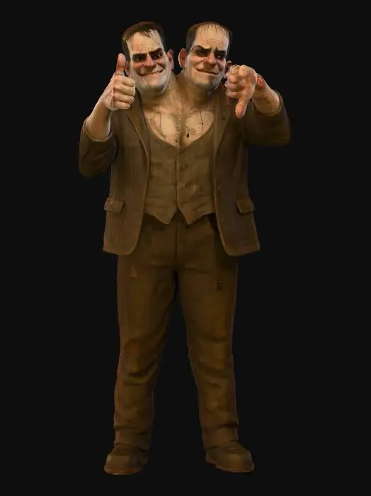 3D model for Duality Unveiled, #Halloween2025#