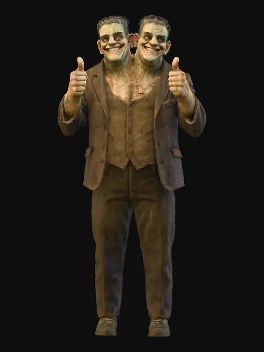 3D model for Double Thumbs Up, #Halloween2025#