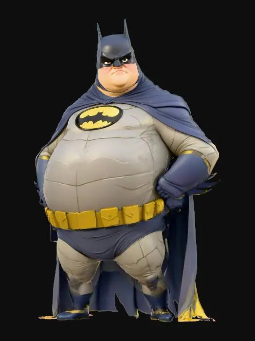 3D model for Batman Overweight, #Halloween2025#