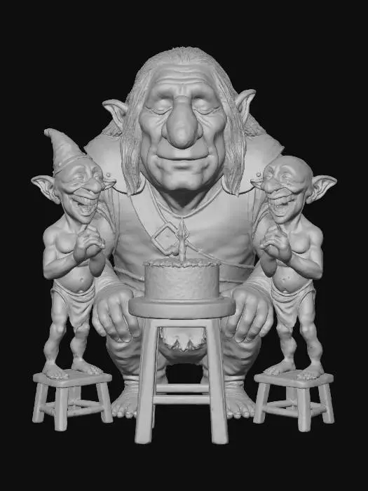 3D model for Birthday Wishes