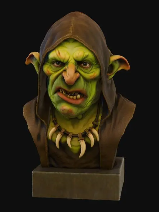 3D model for Goblin Shaman