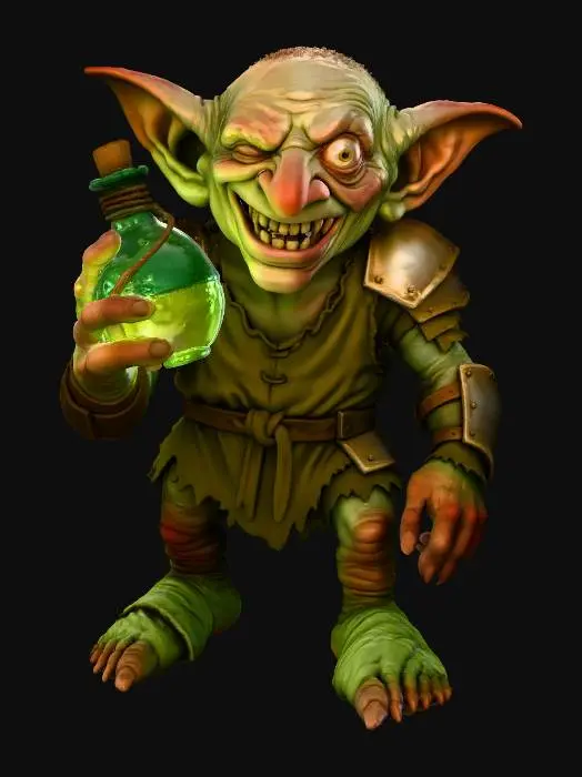 3D model for Goblin Alchemist