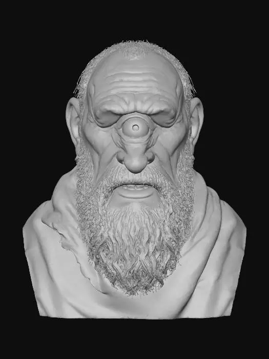 3D model for Cyclopean Elder, #villain#