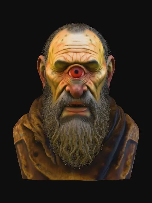 3D model for Cyclopean Elder, #villain#