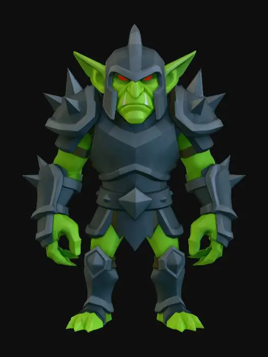 3D model for Goblin Warrior