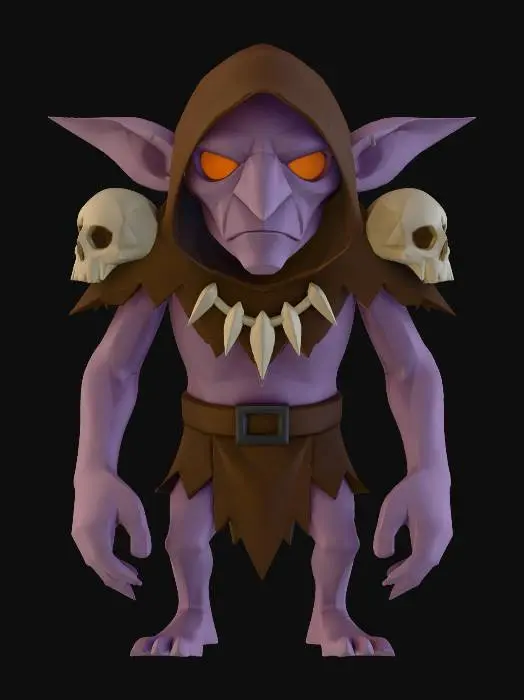 3D model for Goblin Shaman