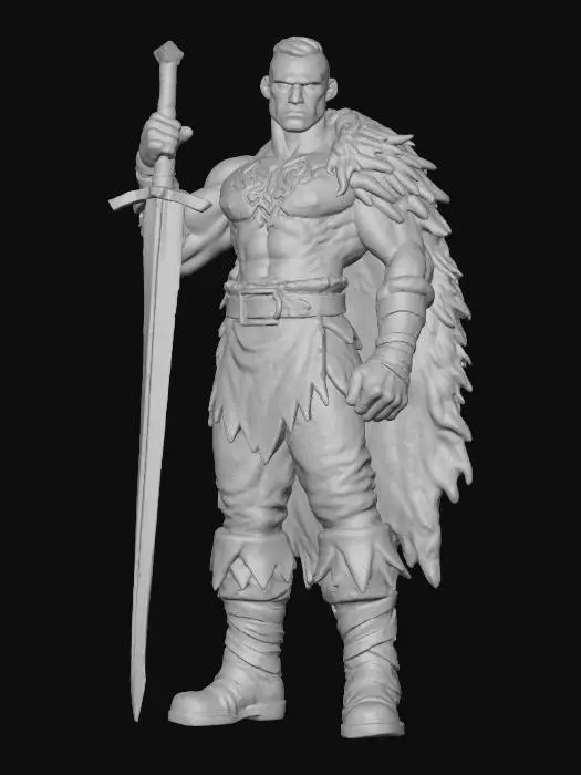 3D model for Warrior of the North