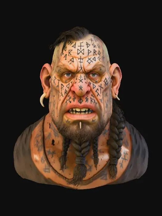 3D model for Ancient Runes Enigma