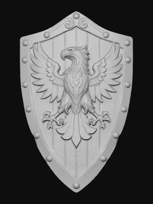 3D model for Eagle Crest Shield
