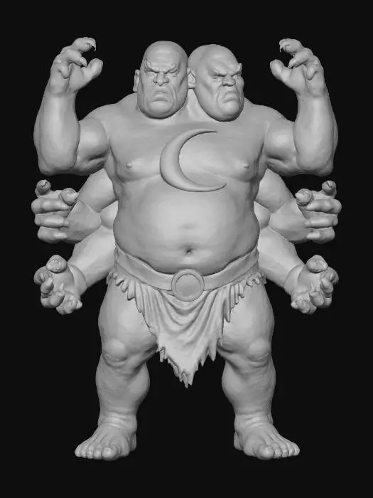 3D model for Twin Ogres